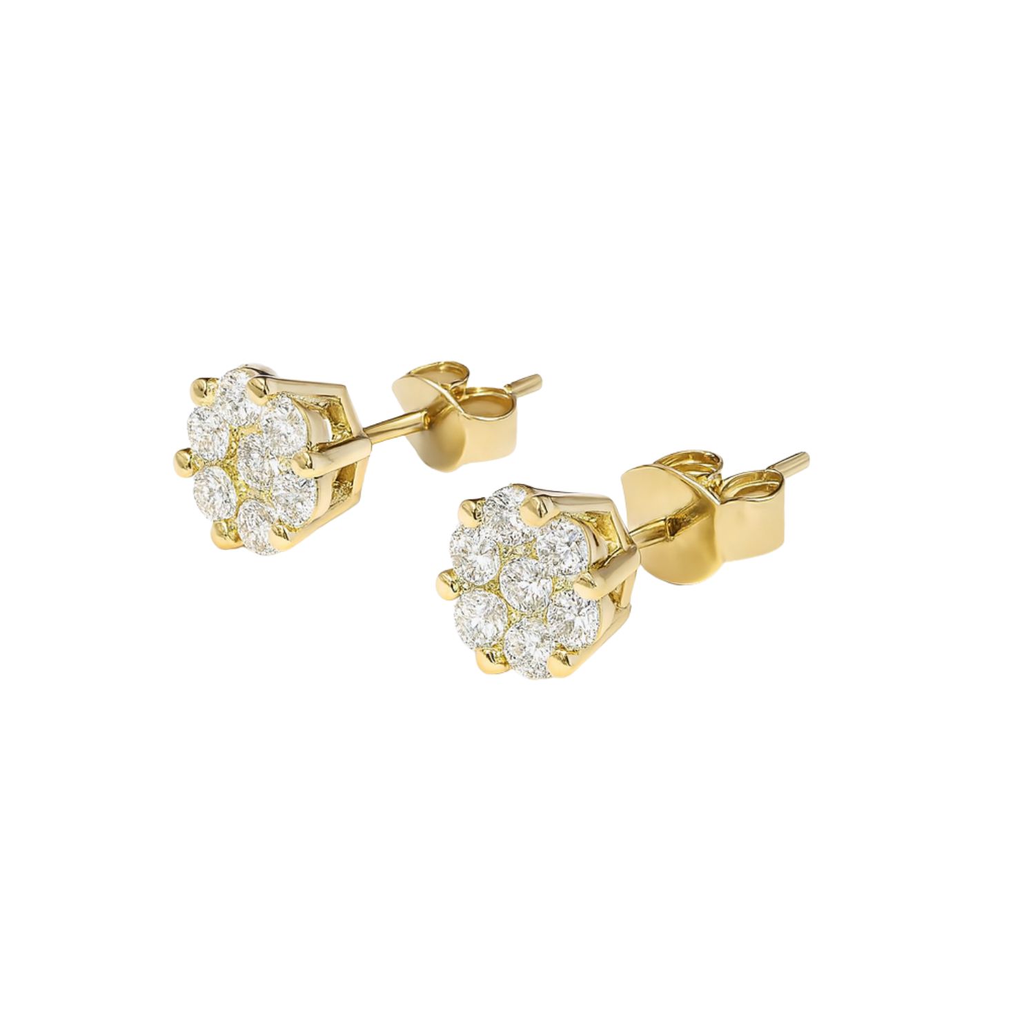 Aros de Oro 18kt con Diamantes 66 Pts Total | Danielle Costantini 1