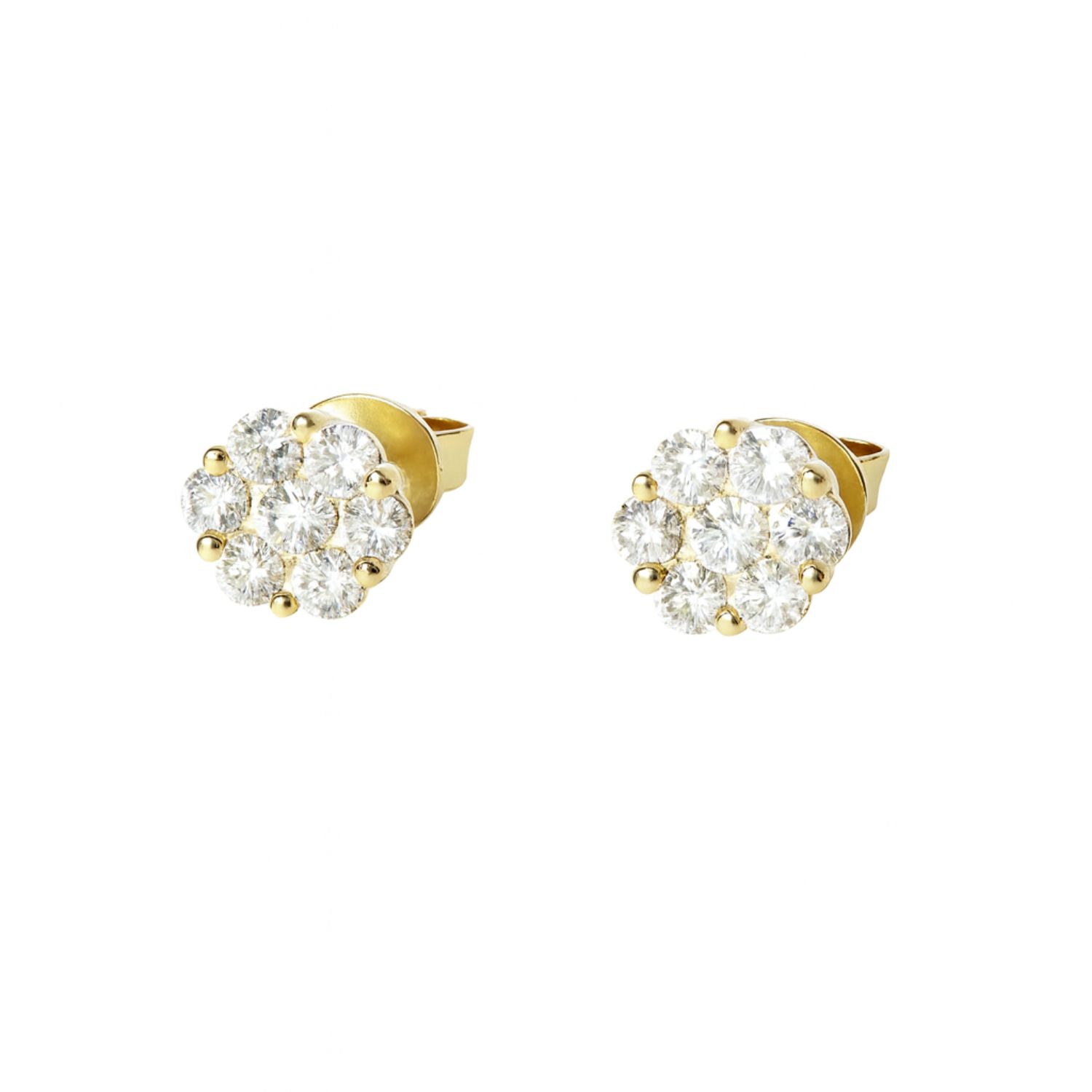 Aros de Oro 18kt con Diamantes 66 Pts Total | Danielle Costantini 2