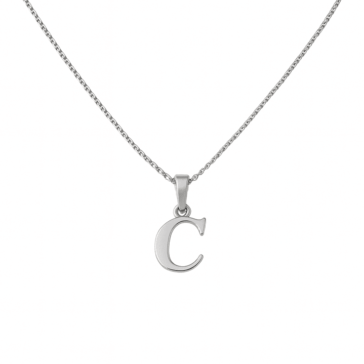 Colgante Oro 18kt Letra C 9