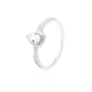 Anillo de Plata Esterlina Diseño Gota con Circón - Miniatura 1