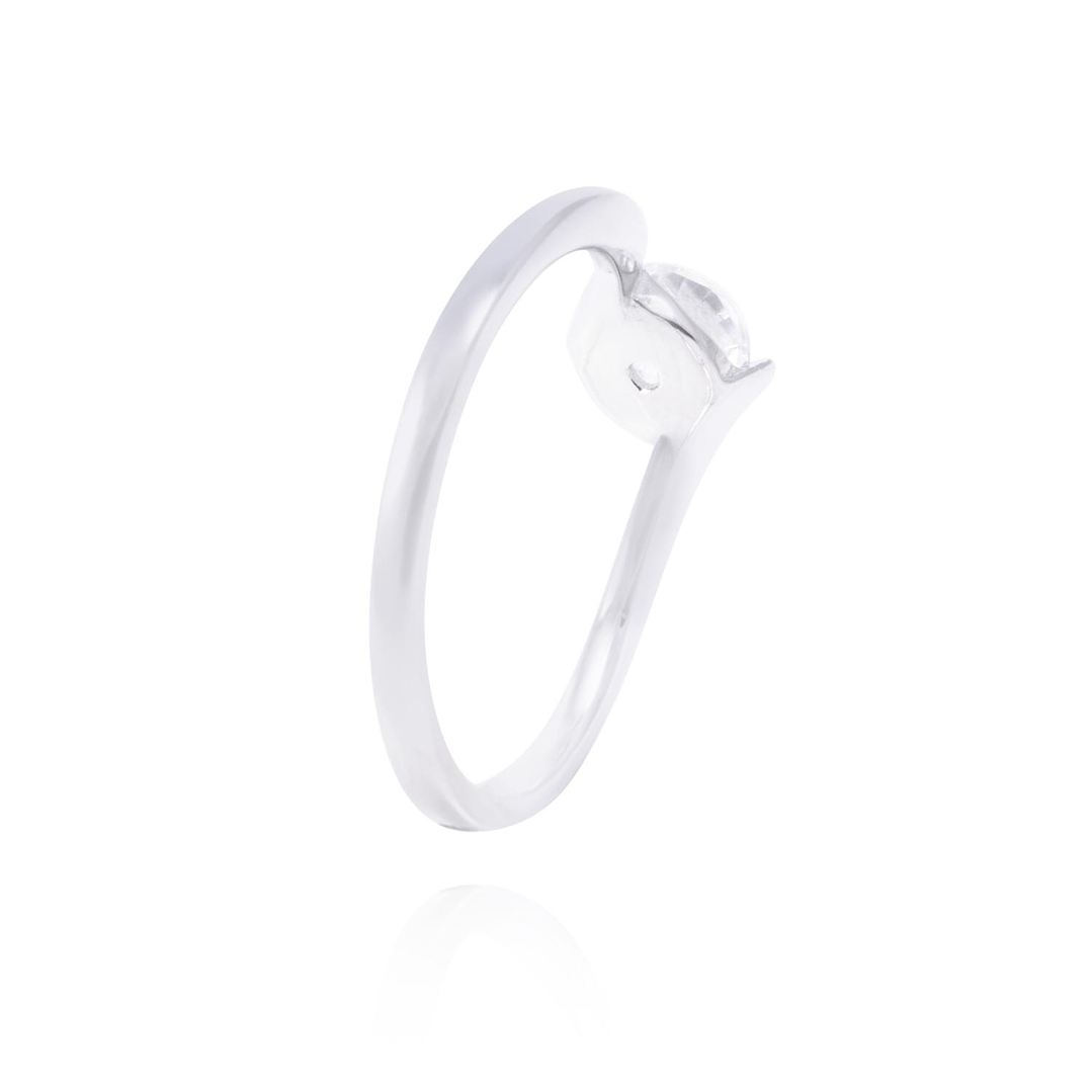 Anillo de Plata Esterlina Solitario Circón 3