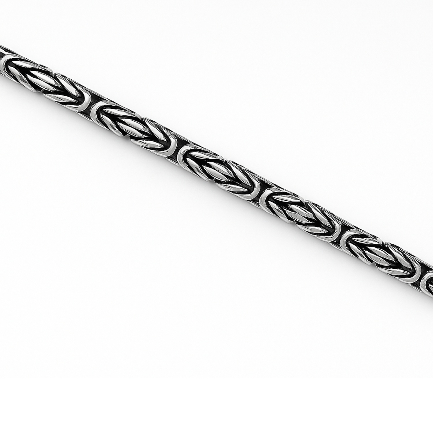 Pulsera de Plata Esterlina 925 Bizantino desde 26gr. 2