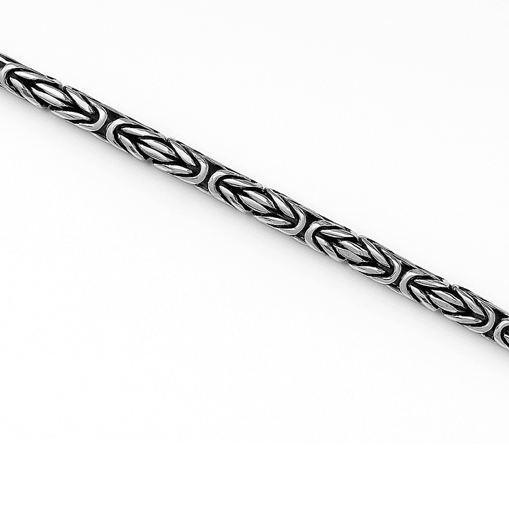 Pulsera de Plata Esterlina 925 Bizantino desde 26gr. 2