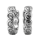 Aros de Plata Esterlina 925 Argollas Espirales - Miniatura 1