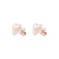 Aros Oro Miel 18kt Corazón Grande - Miniatura 1