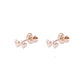 Aros Oro Miel 18kt Corazón Doble - Miniatura 1