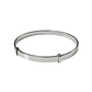 Pulsera de Plata Esterlina 925 Esclava Cerrada Ajustable - Miniatura 1