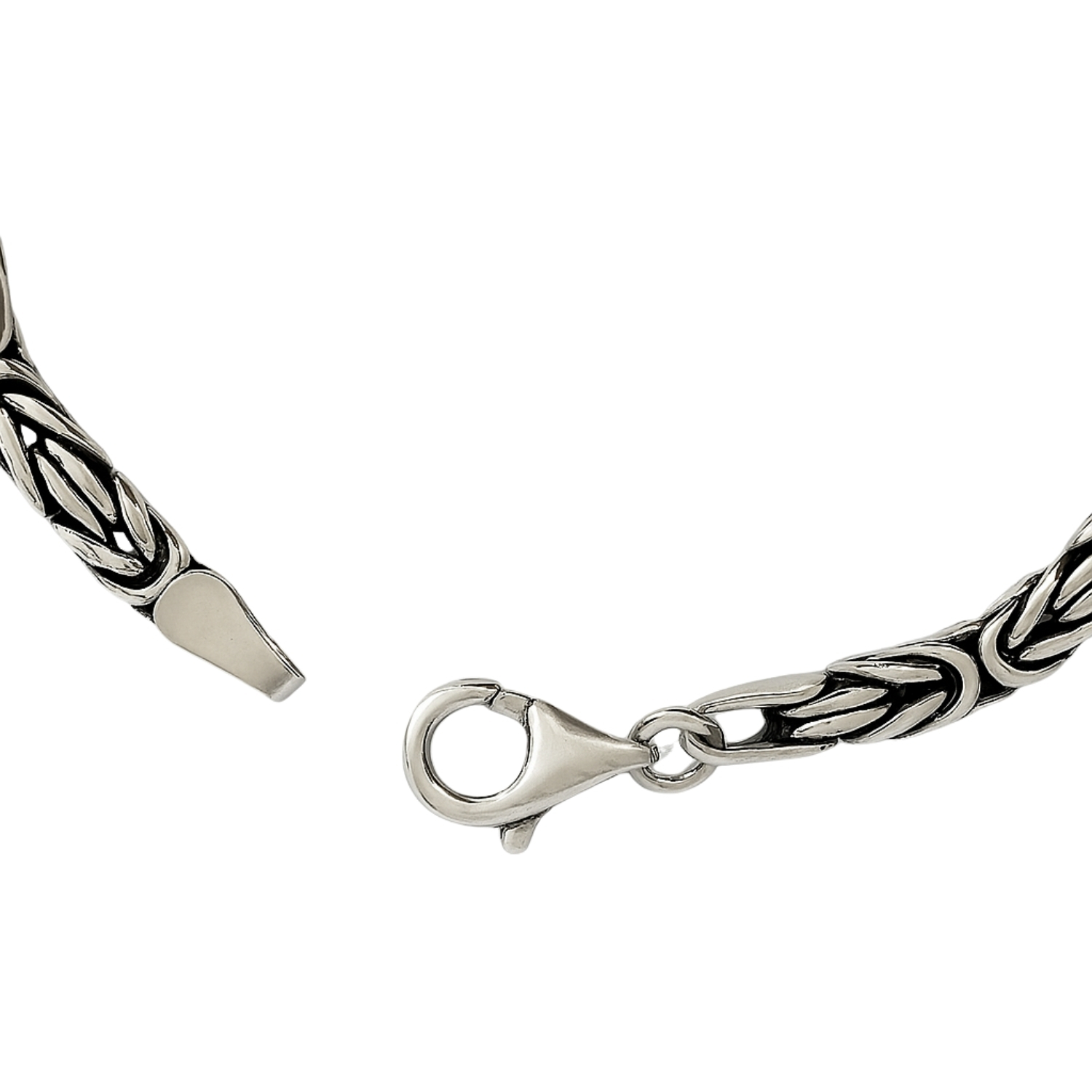 Pulsera de Plata Esterlina 925 Bizantino desde 17gr. 3