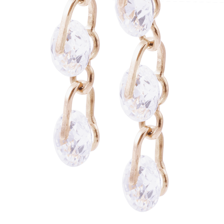 Aros Oro Miel 18kt Brillo que Enamora 2