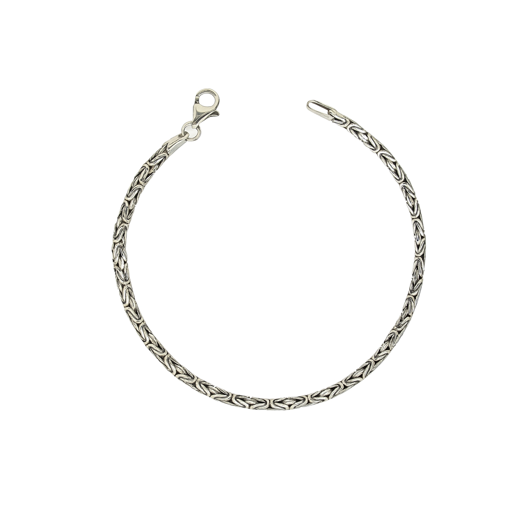 Pulsera de Plata Esterlina 925 Bizantino 8gr. 1