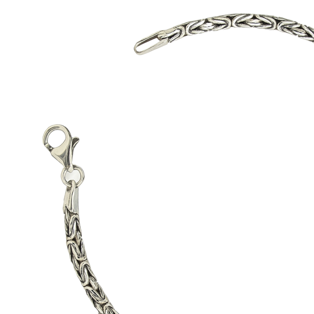Pulsera de Plata Esterlina 925 Bizantino 8gr. 3