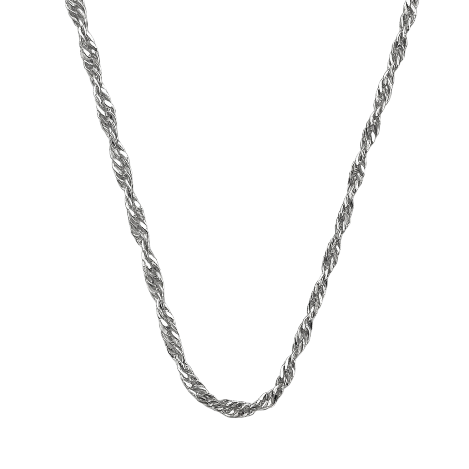 Cadena de Plata Esterlina 925 Singapure 2
