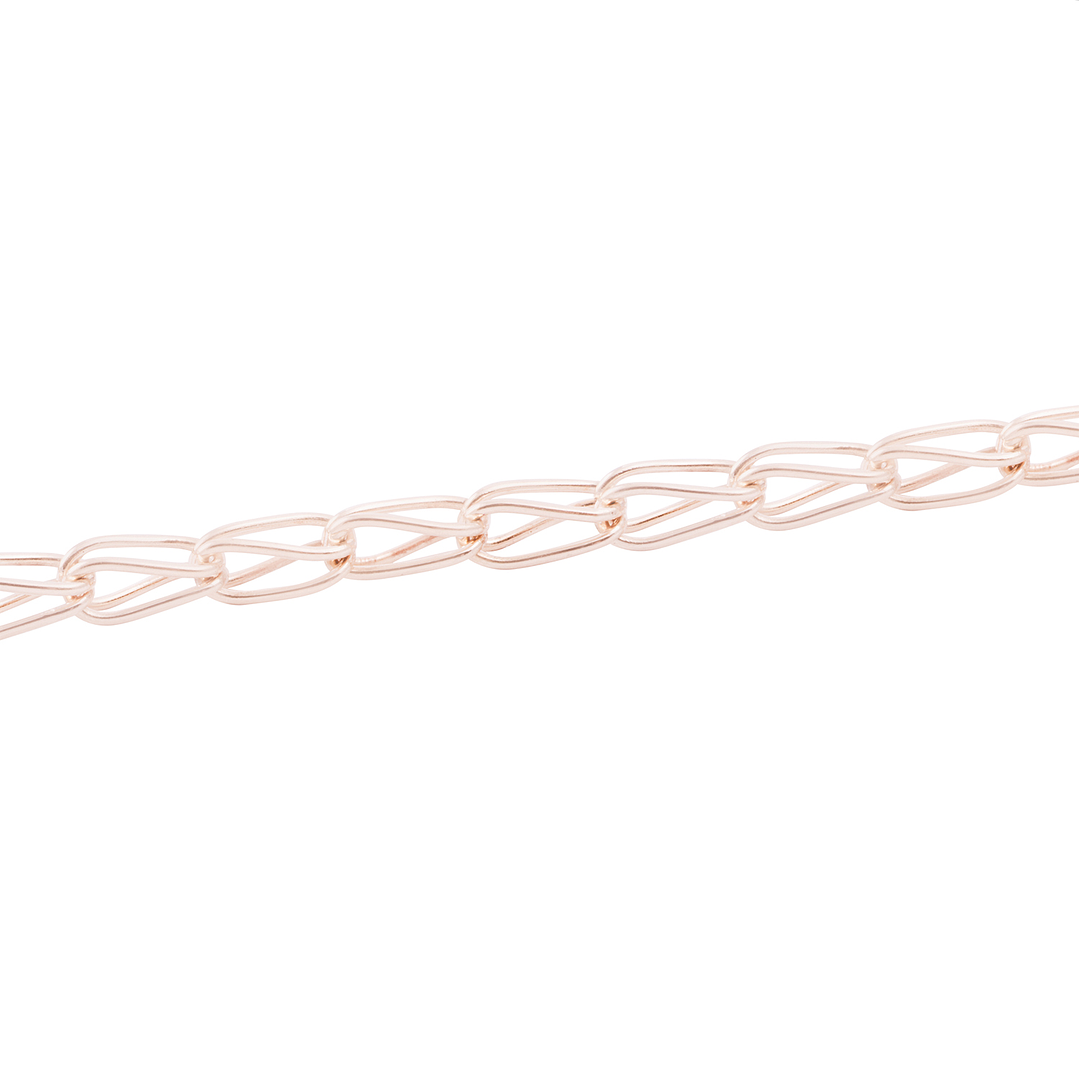 Pulsera Oro Miel 18Kt Modelo Jaula 2