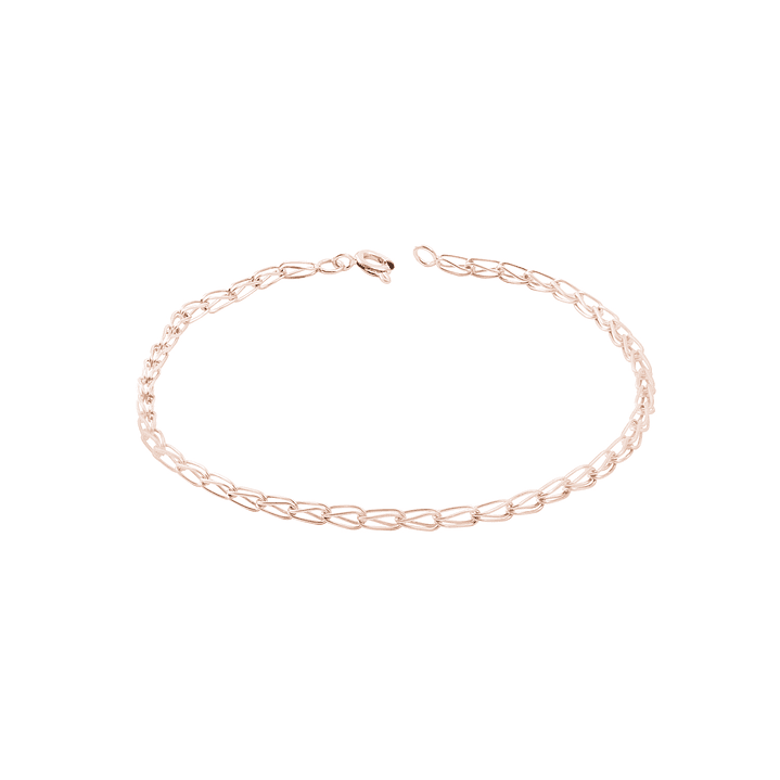 Pulsera Oro Miel 18Kt Modelo Jaula 1