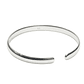 Pulsera de Plata Esterlina 925 Esclava Abierta Curva - Miniatura 2