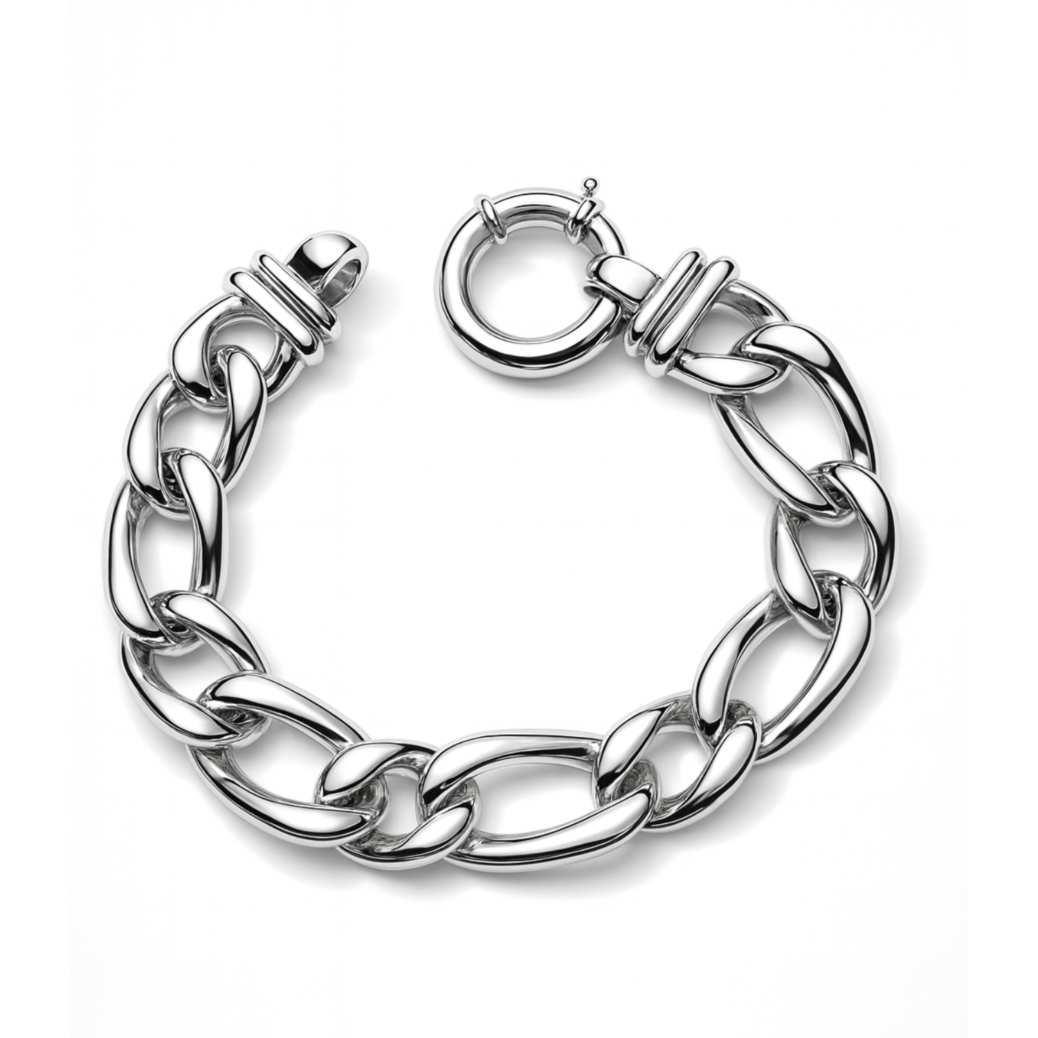 Pulsera de Plata Esterlina 925 Cadena Milano 1