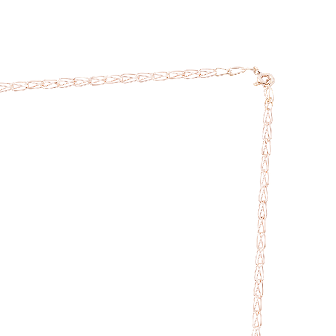 Cadena Oro Miel 18Kt Modelo Jaula 3