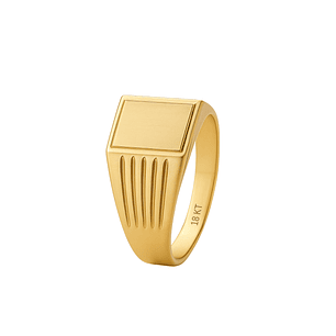 Anillo Oro 18kt Sello Clásico