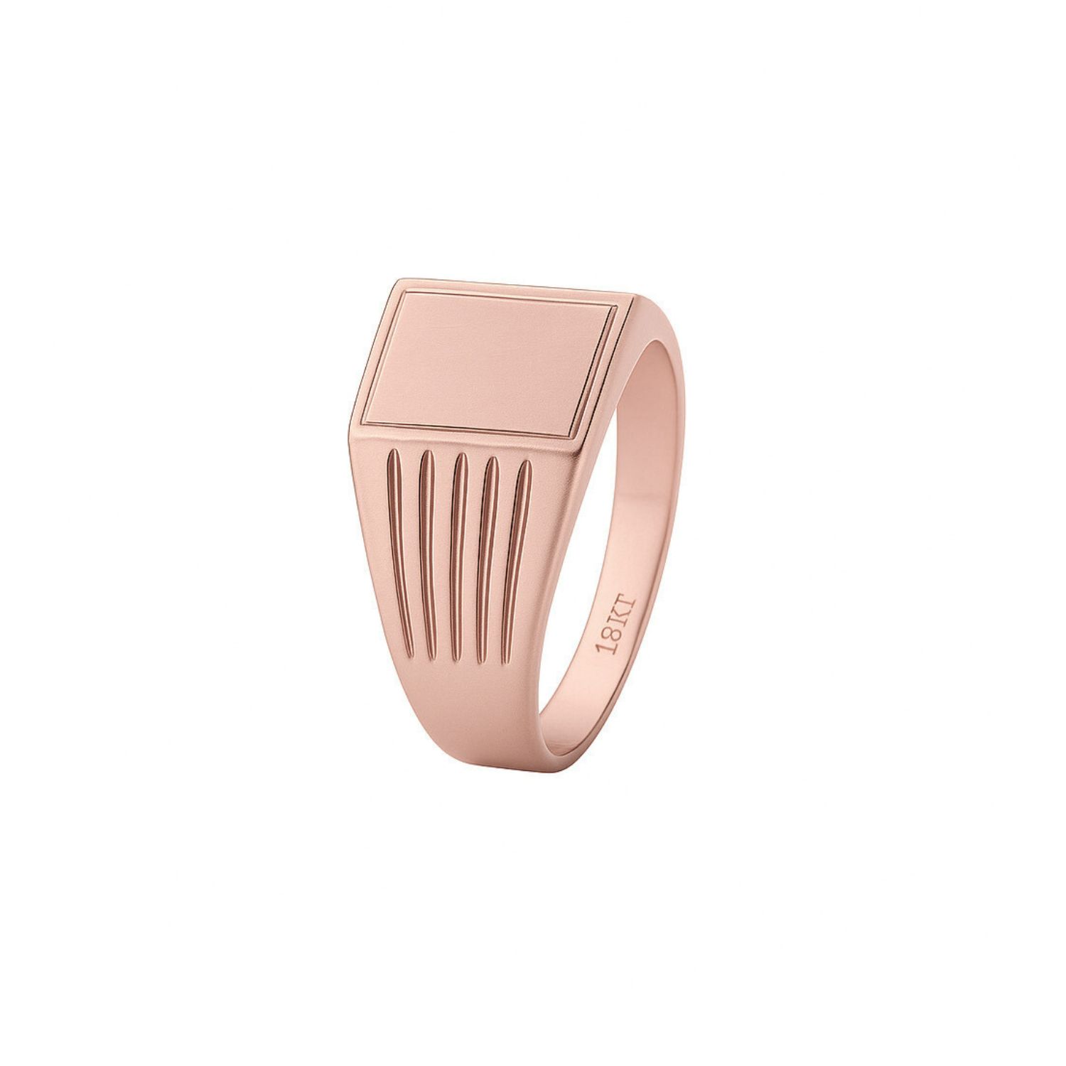 Anillo Oro 18kt Sello Clásico 3
