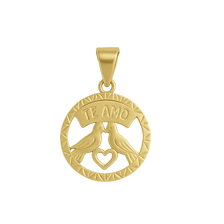 Colgante Oro 18kt Pajaritos 