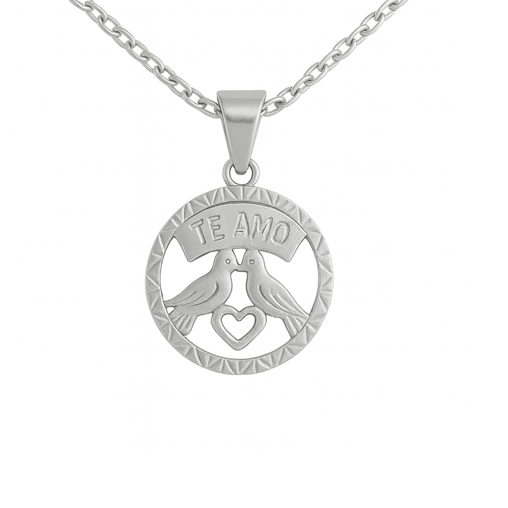 Colgante Oro 18kt Pajaritos 