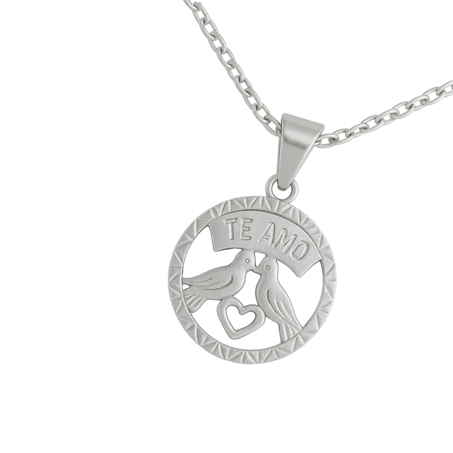 Colgante Oro 18kt Pajaritos 
