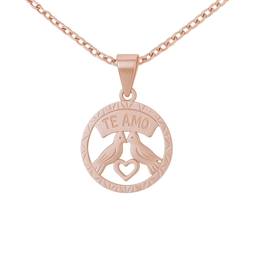 Colgante Oro 18kt Pajaritos 