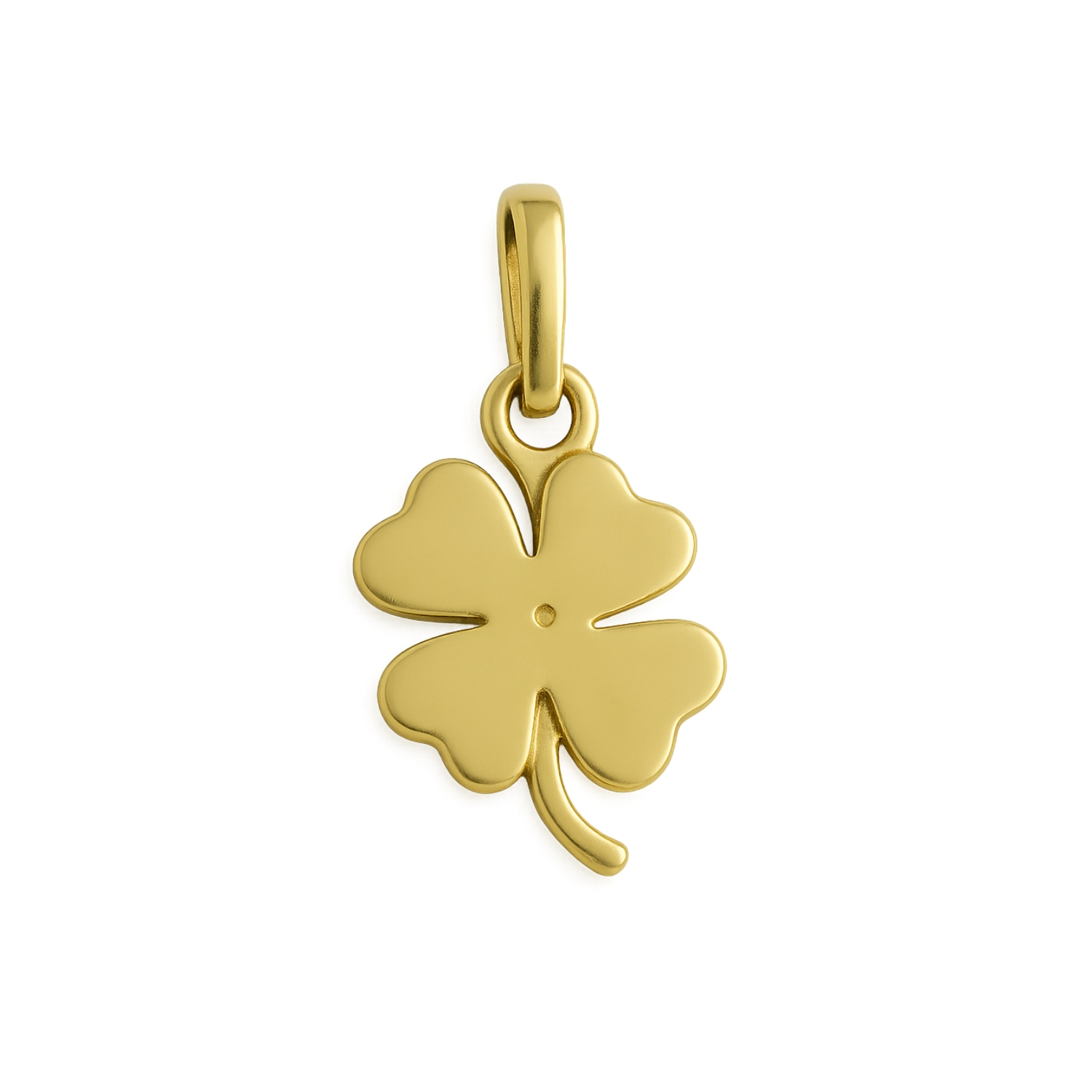 Colgante Oro 18kt Trébol de 4 Hojas 4
