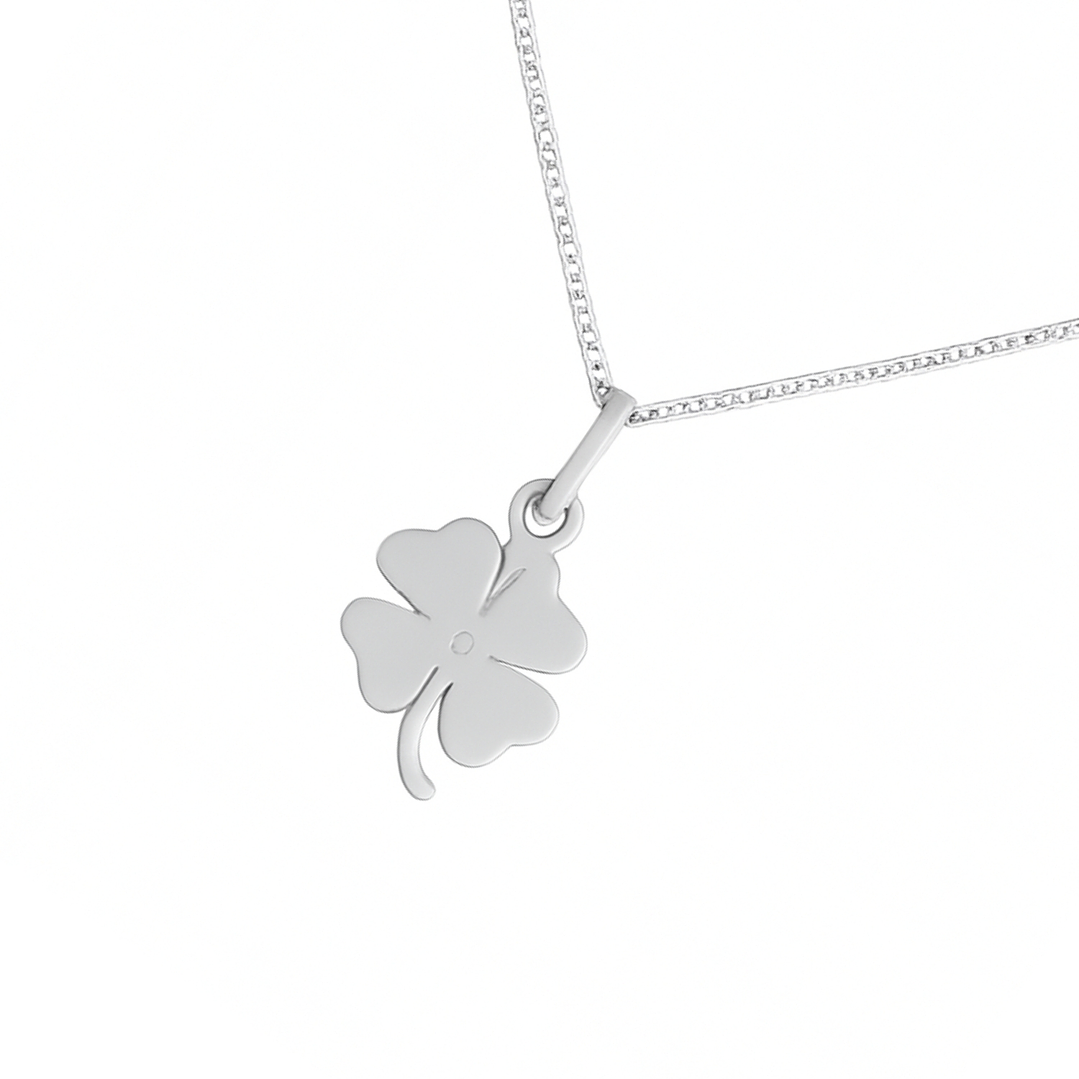 Colgante Oro 18kt Trébol de 4 Hojas 9