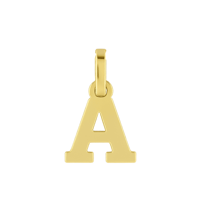 Colgante Oro 18kt Letra A 2