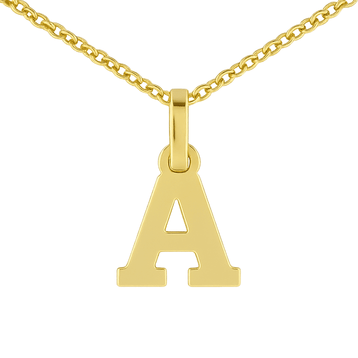 Colgante Oro 18kt Letra A 6