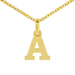 Colgante Oro 18kt Letra A - Miniatura 6
