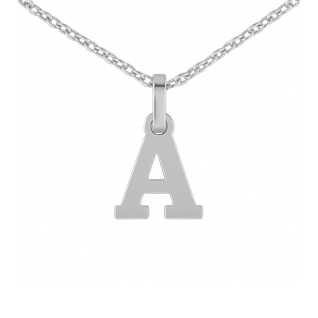 Colgante Oro 18kt Letra A 9