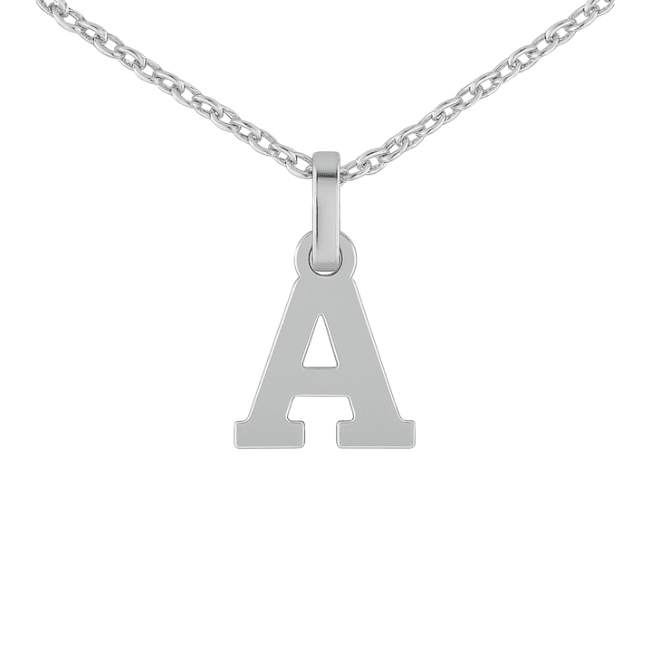 Colgante Oro 18kt Letra A 9