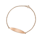 Pulsera Oro 18kt Placa Ovalada - Miniatura 2