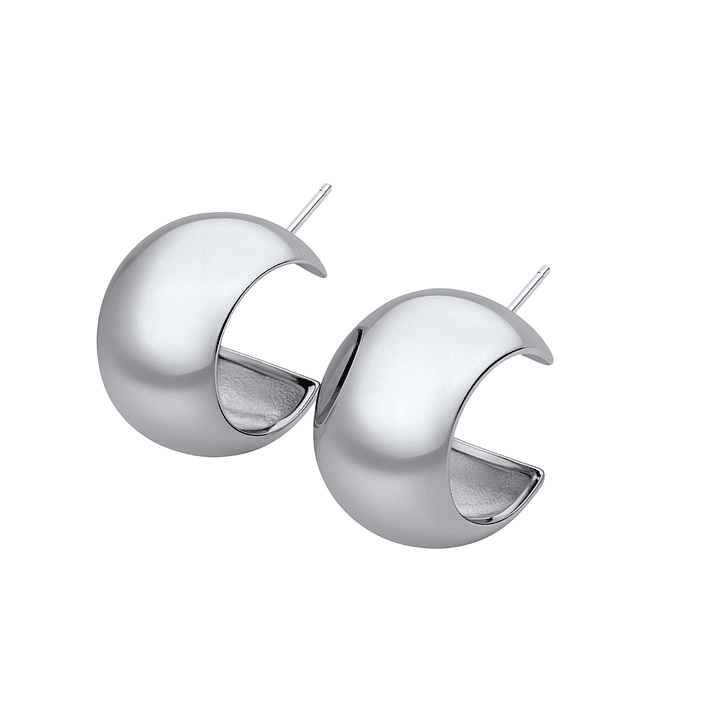 Aros de Plata Esterlina 925 Esfera 1