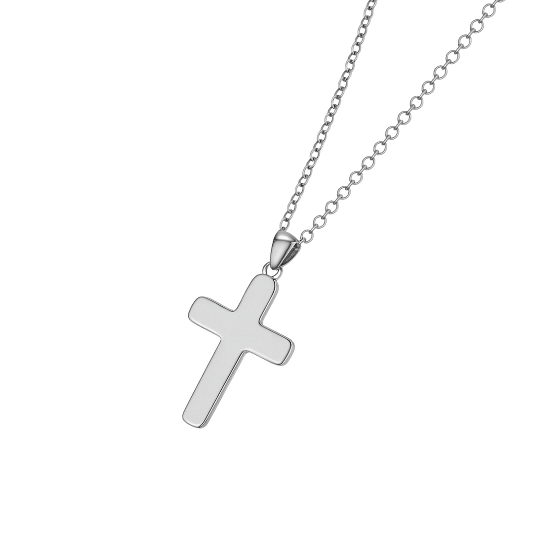 Colgante de Plata Esterlina 925 Cruz 29X23MM 2