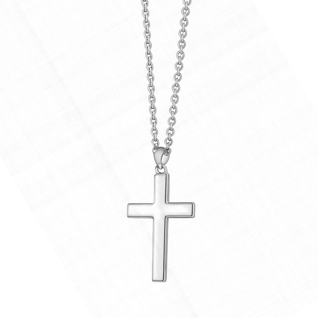 Colgante de Plata Esterlina 925 Cruz 25X18MM 3