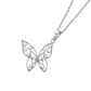 Colgante de Plata Esterlina 925 Mariposa con Circonita - Miniatura 2