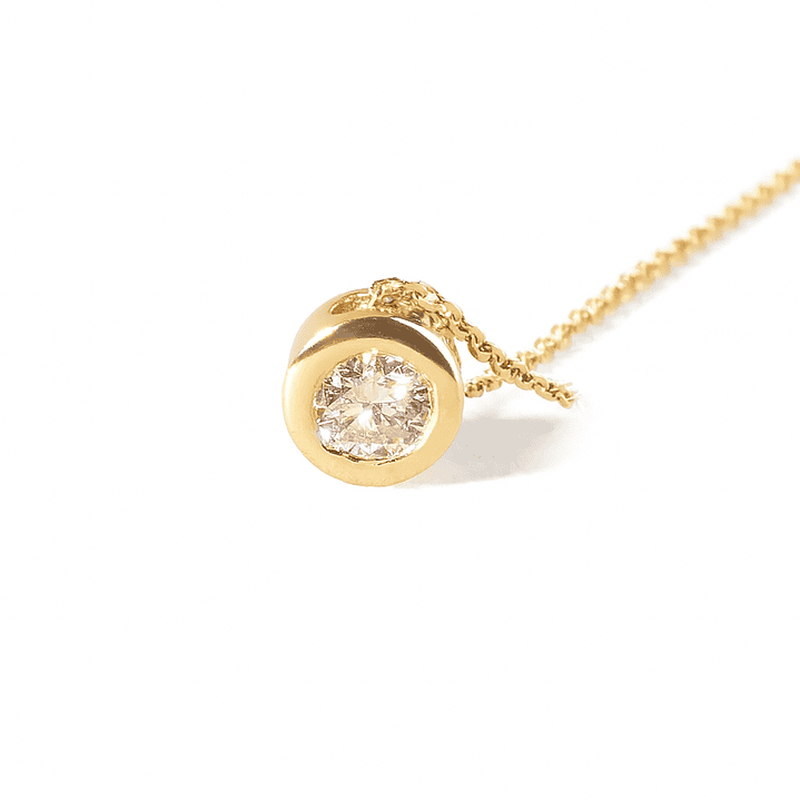 Collar de Oro 18kt con Diamantes 8 Pts Totales SI/H Corte Brillante - By Danielle Costantini 3