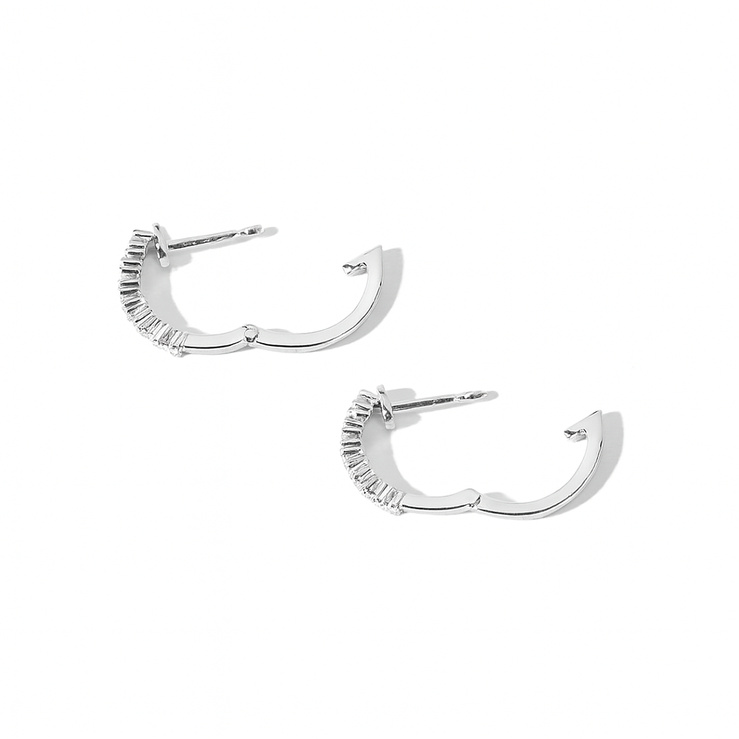 Aros de Oro 18kt Diamantes 37 Pts es G/VS Corte Brillante | Danielle Costantini 2