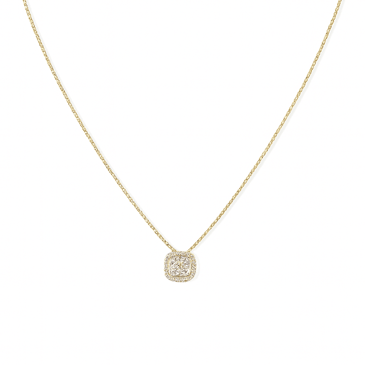 Collar de Oro 18kt con Diamantes 25 Pts Totales SI/H Corte Brillante - By Danielle Costantini 3