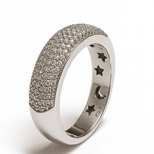 Anillo Oro Blanco 18kt Diamantes 50 Pts.