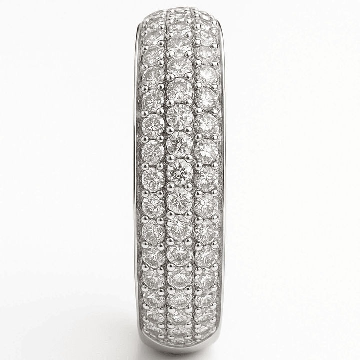 Anillo Oro Blanco 18kt Diamantes 50 Pts. 2