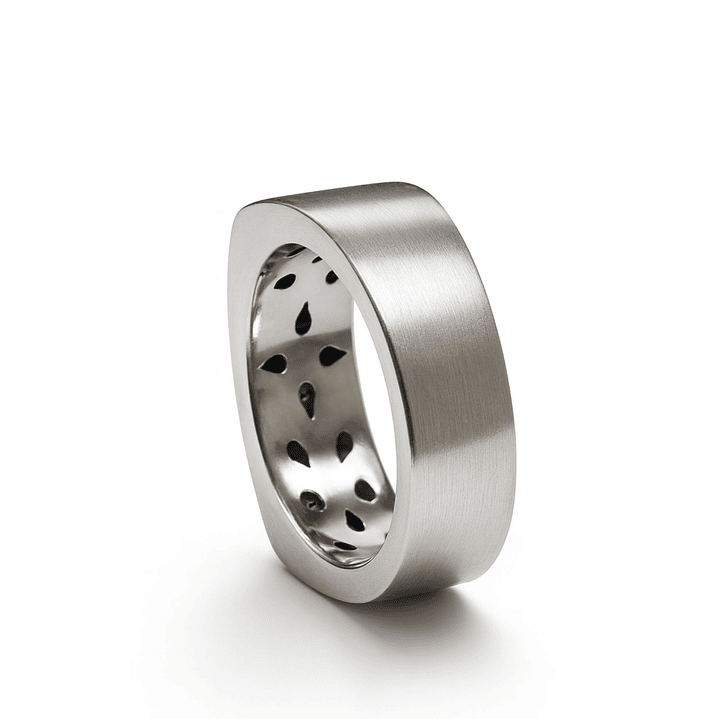 Anillo Oro Blanco 18kt Diamantes 55 Pts. Corte Prince 3