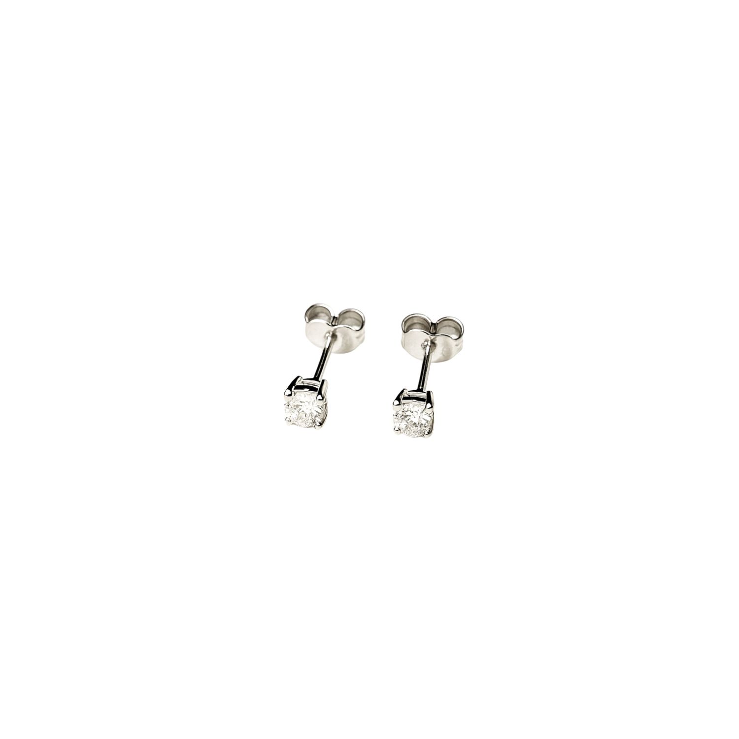 Aros de Oro 18kt con Diamantes 46 Pts Totales SI/H Corte Brillante - By Danielle Costantini 2