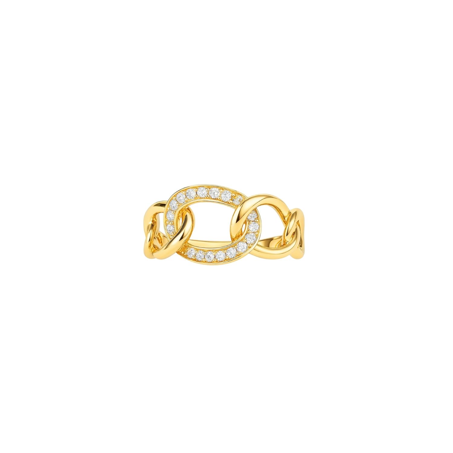 Anillo de Oro 18kt con Diamantes de 13 Puntos Totales Corte Brillante SI /H - By Danielle Costantini 3
