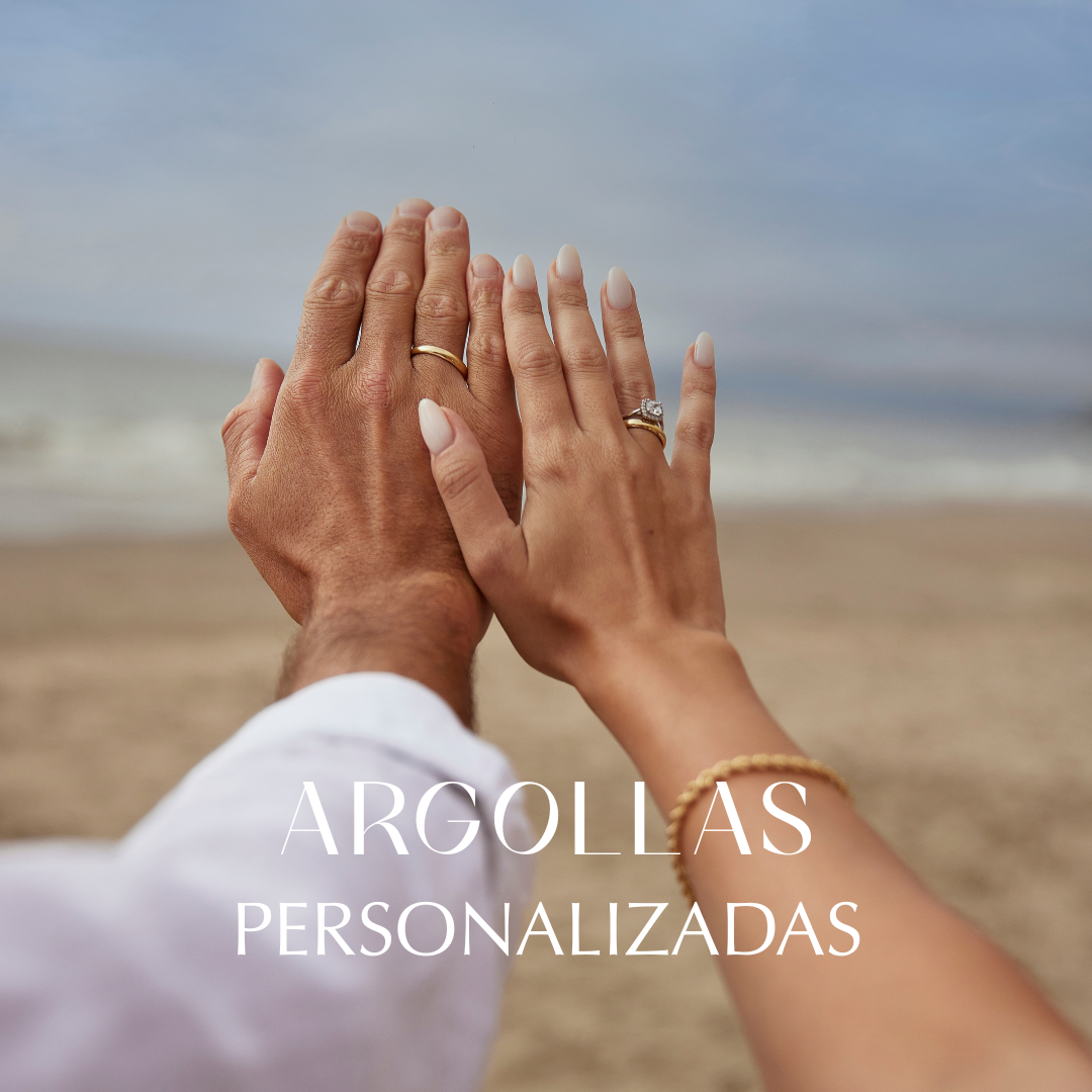 Producto Personalizado - Argolla de  Matrimonio de Oro Amarillo y Blanco 18kt Saffy de 5,5mm 1
