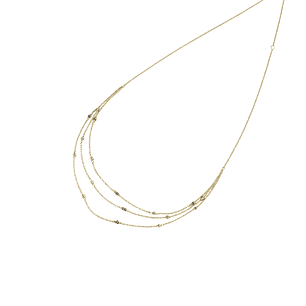 Collar Oro Amarillo 18kt Tres Cadenas