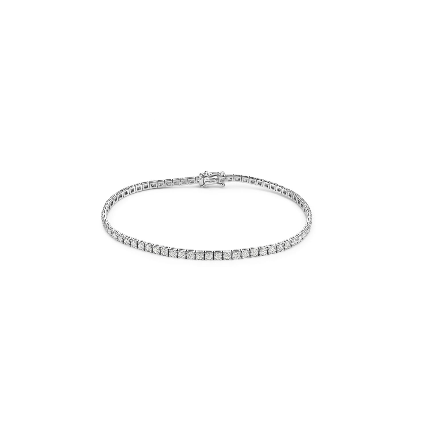 Pulsera Oro Blanco 18kt Diamantes Infinitos 50 Pts 2